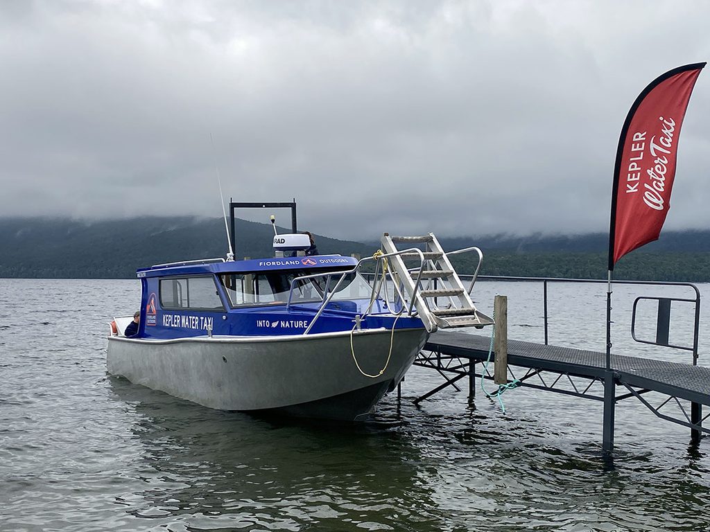 De Kepler Water Taxi voor de Kepler Track